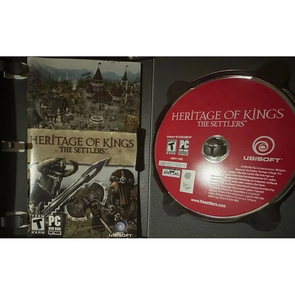 Heritage of Kings: The Settlers PC DVD ROM Ubisoft Medieval Strategy Game‎